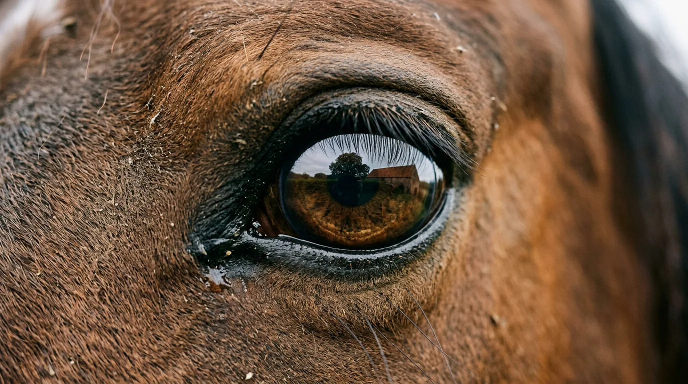 Un regard de cheval, Haras des Roses, La Chapelle-de-la-Tour
