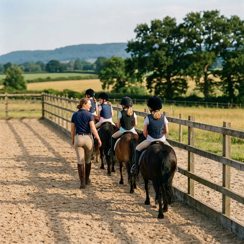 Cours de poney à La Chapelle-de-la-Tour, Isère